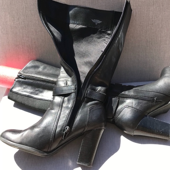 Marc Fisher Leather Boots - Picture 6 of 8